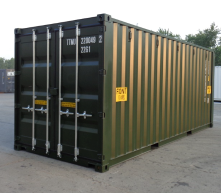 20 Fuss Container | Double Door | Neu | RAL Farbe