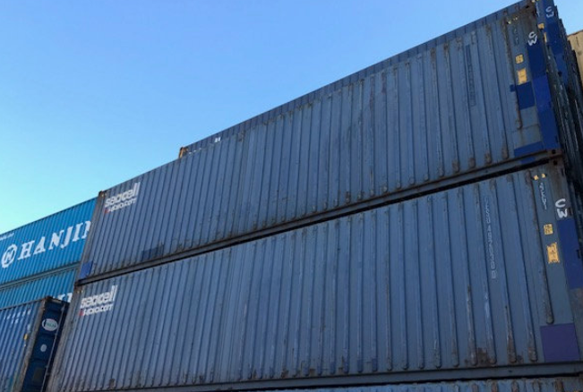 40 Fuss Container | High Cube Pallet Wide | Gebraucht | C | RAL Farbe