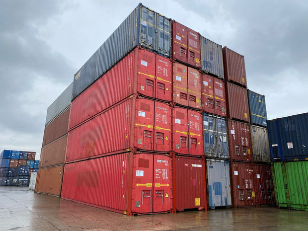 40 Fuss Container | High Cube Pallet Wide | Gebraucht | A.